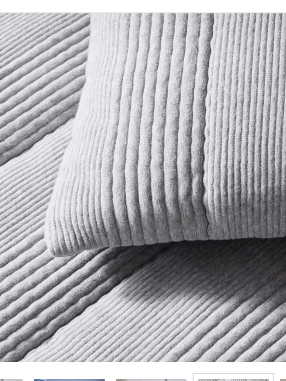 West Elm Cloud Jersey comforter twin
